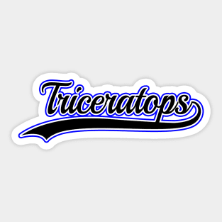 Triceratops Team Sticker